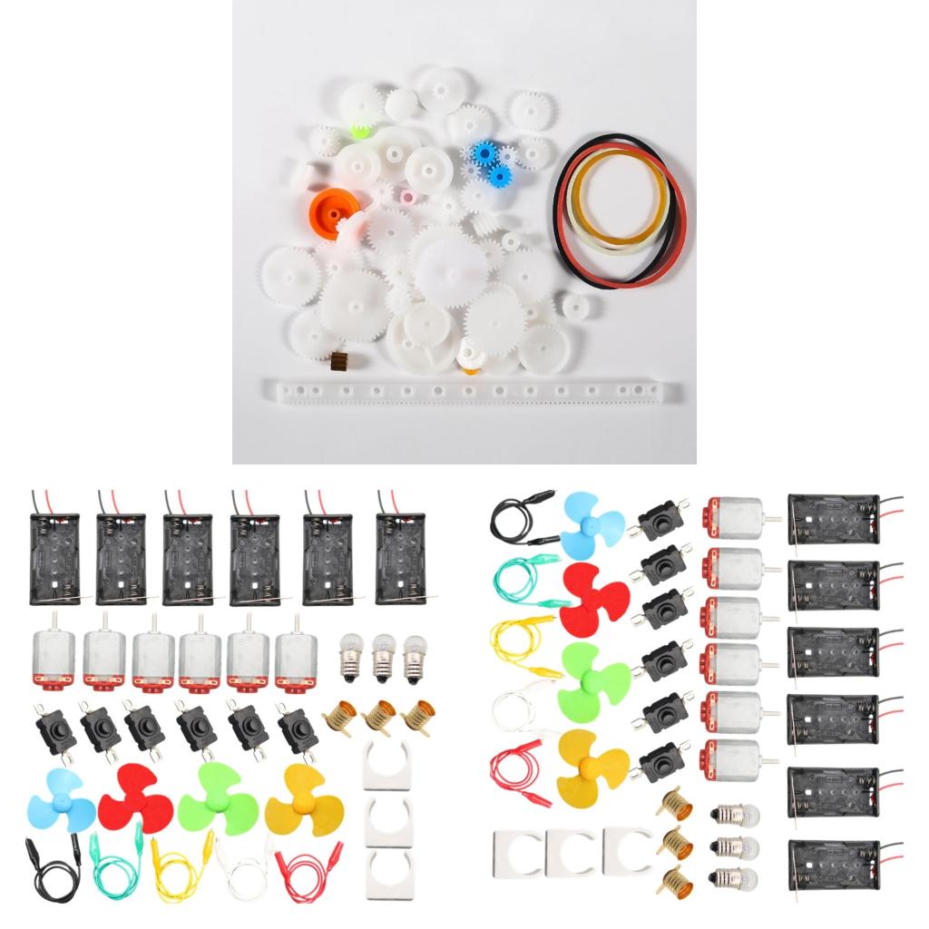 Science Project Physics - Kits Motors Toy Toy 3V-12V Assemblez