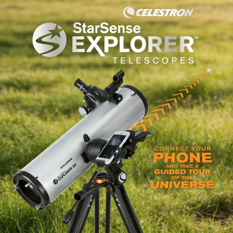 Telescope Reflector 130 - Télescope astronomique réflecteur newtonien Celestron DX130AZ