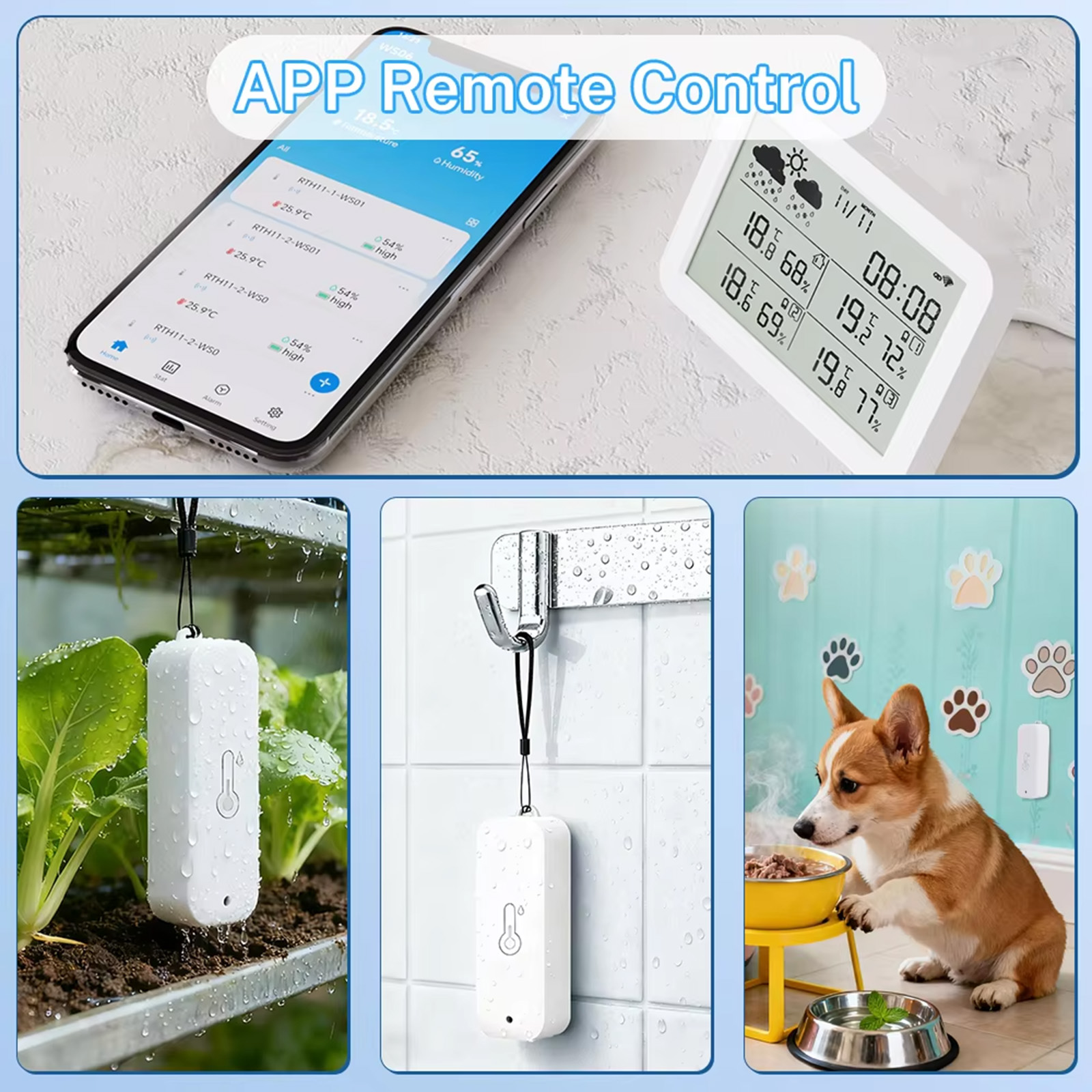 Station météo Tuya WiFi+RF433, - Weather Station Indoor avis et prix